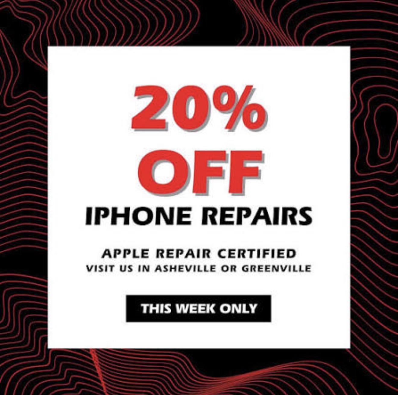 20% Off All Repairs